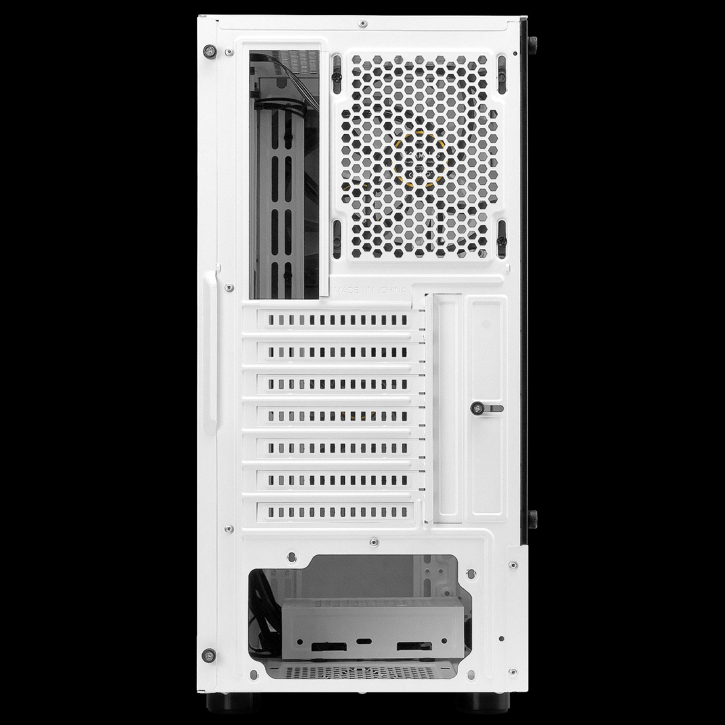 GAMDIAS TALOS E3 MESH RGB ATX Mid Tower PC Case-White