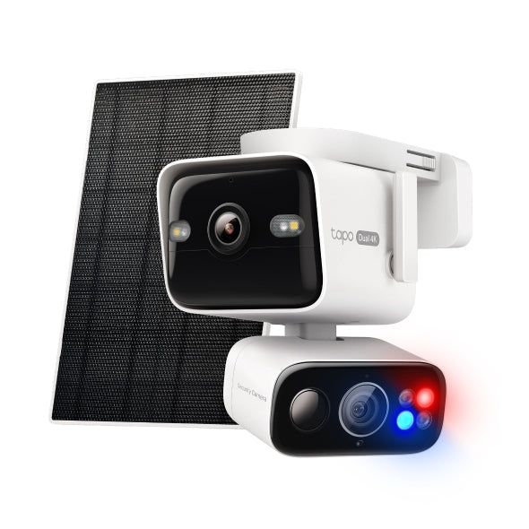 Tapo C675D KIT Solar-Powered Dual-Lens Pan/Tilt Security Camera Kit