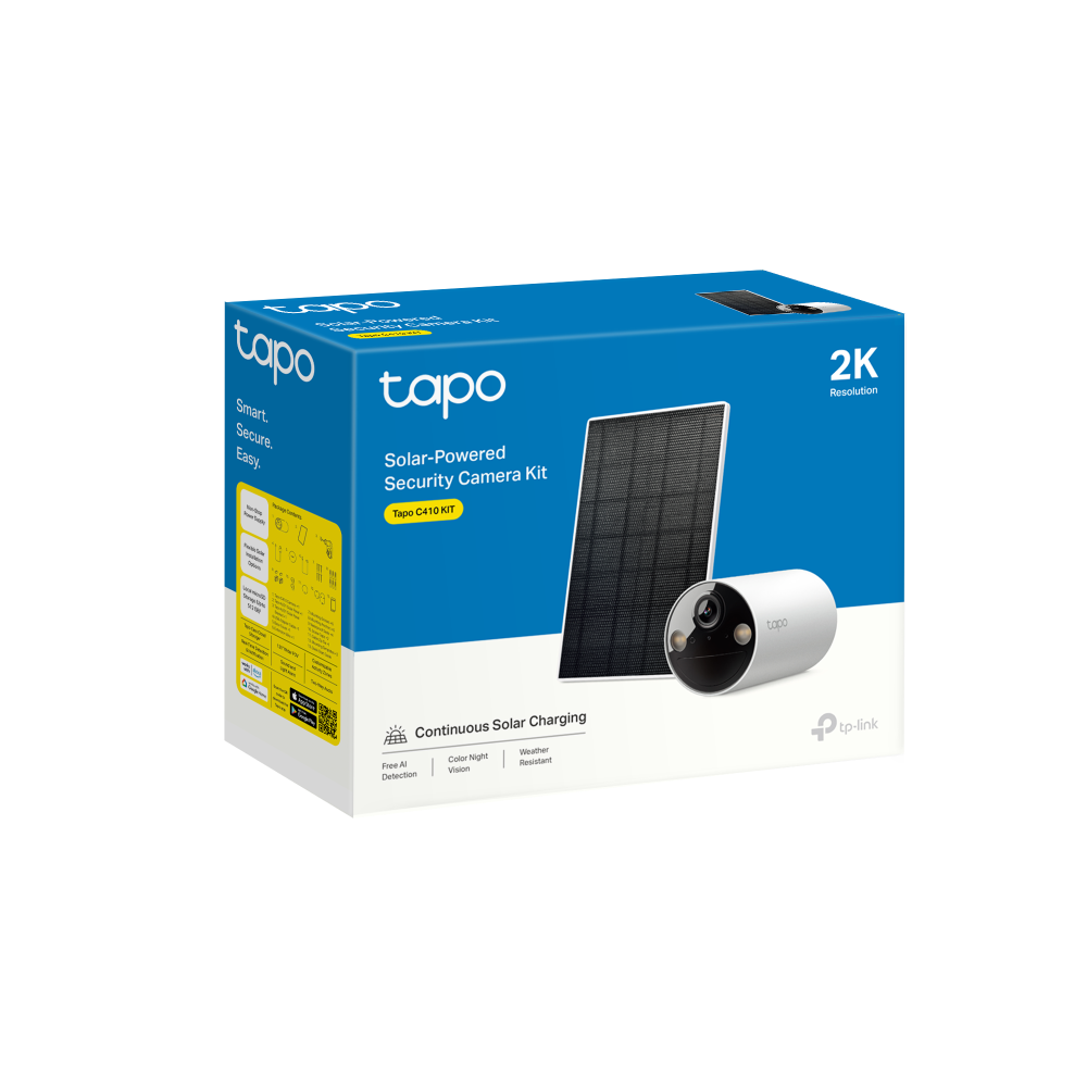 TP-LINK Tapo C410 KIT Smart Wire-Free Security Camera and Solar Panel