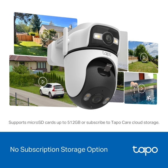 Tapo C545D Outdoor Dual Lens Pan/Tilt Security Camera