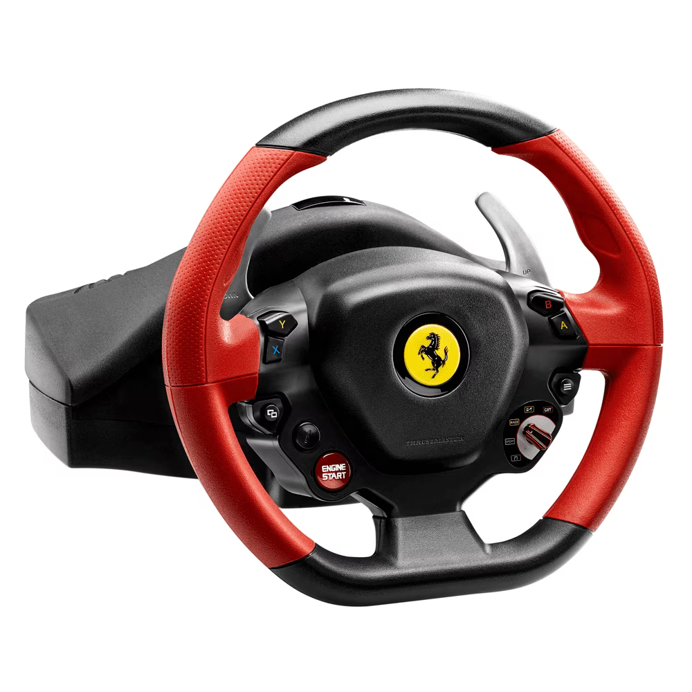 Thrustmaster Ferrari 458 Spider Racing Wheel, Red & Black Xbox&Pc