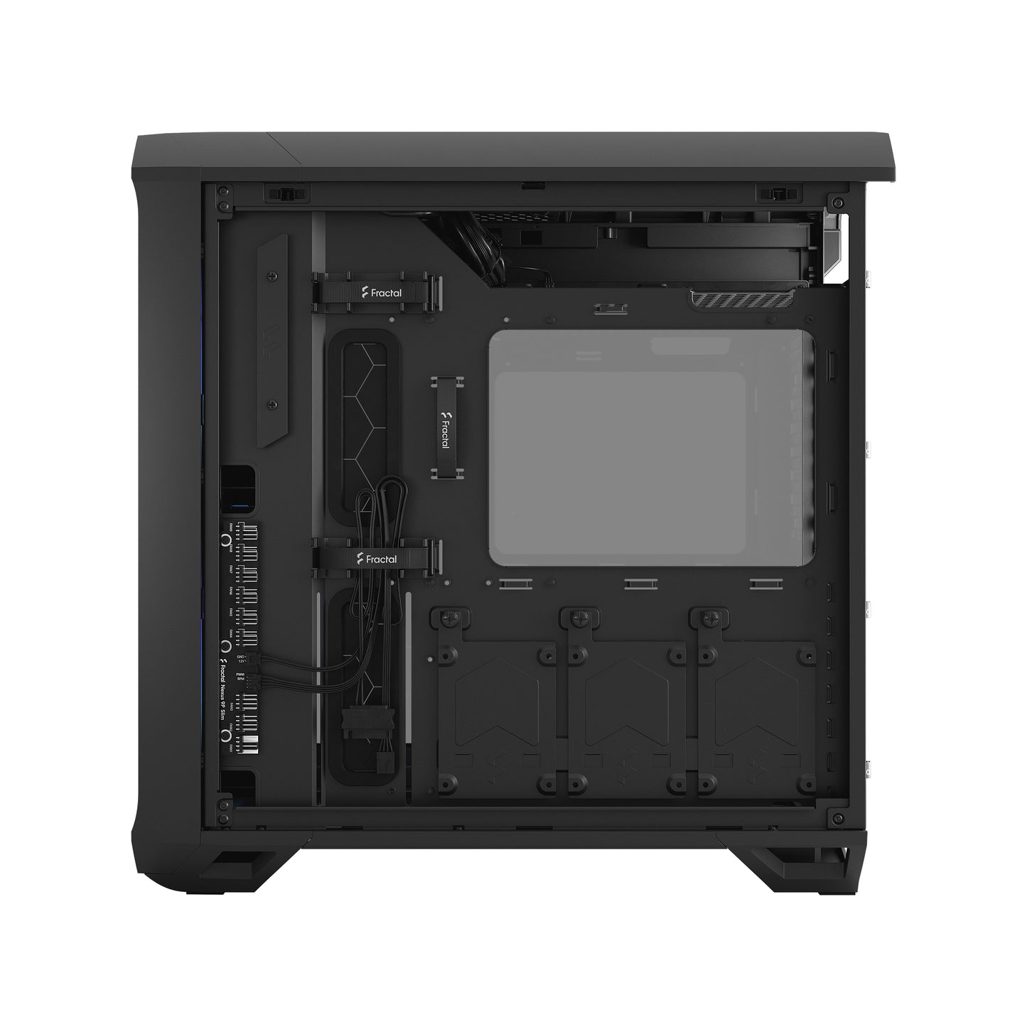 Fractal Design Torrent Compact RGB Black - Light Tint Tempered Glass Side Panels - Open Grille for Maximum air Intake - Two 180mm RGB PWM Fans Included - Type C - ATX Airflow Mid Tower PC Gaming Case-GC