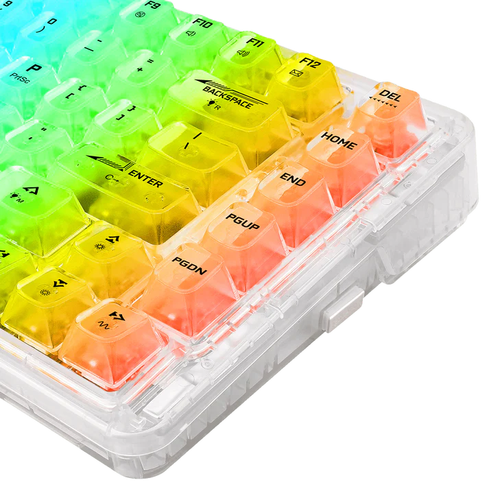 Redragon Elf Pro K649 Wireless Crystal 75% Gasket Hot-Swappable Mechanical Keyboard