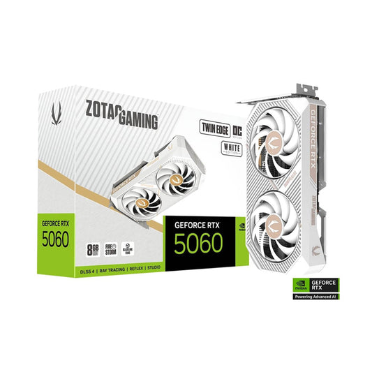 ZOTAC GAMING GeForce RTX 5060 Twin Edge OC White Edition ZT-B50600Q-10M