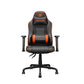 Cougar Fusion S Ergonomic Gaming Chair, PVC Faux Leathe - Orange Black