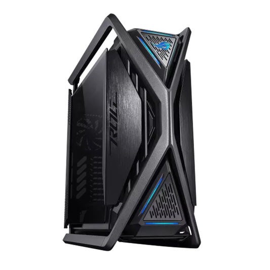 ASUS ROG Hyperion GR701 BTF Edition E-ATX Gaming Case - Supports Hidden Port Motherboards, 420mm Dual Radiator Support, 4x 140mm Fans, ARGB Fan Hub, 60W Fast Charge