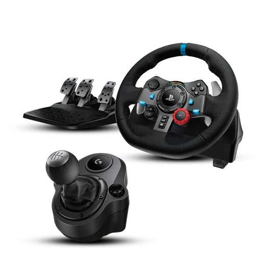 Logitech G29 Driving Force Racing Wheel and Logitech Driving Force Shifter (Pre Owned)