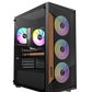 Raidmax Vector V219 ATX Mid-Tower Gaming PC Case – Mesh Front Airflow, Tempered Glass, 4 ARGB Fans - Games Corner 