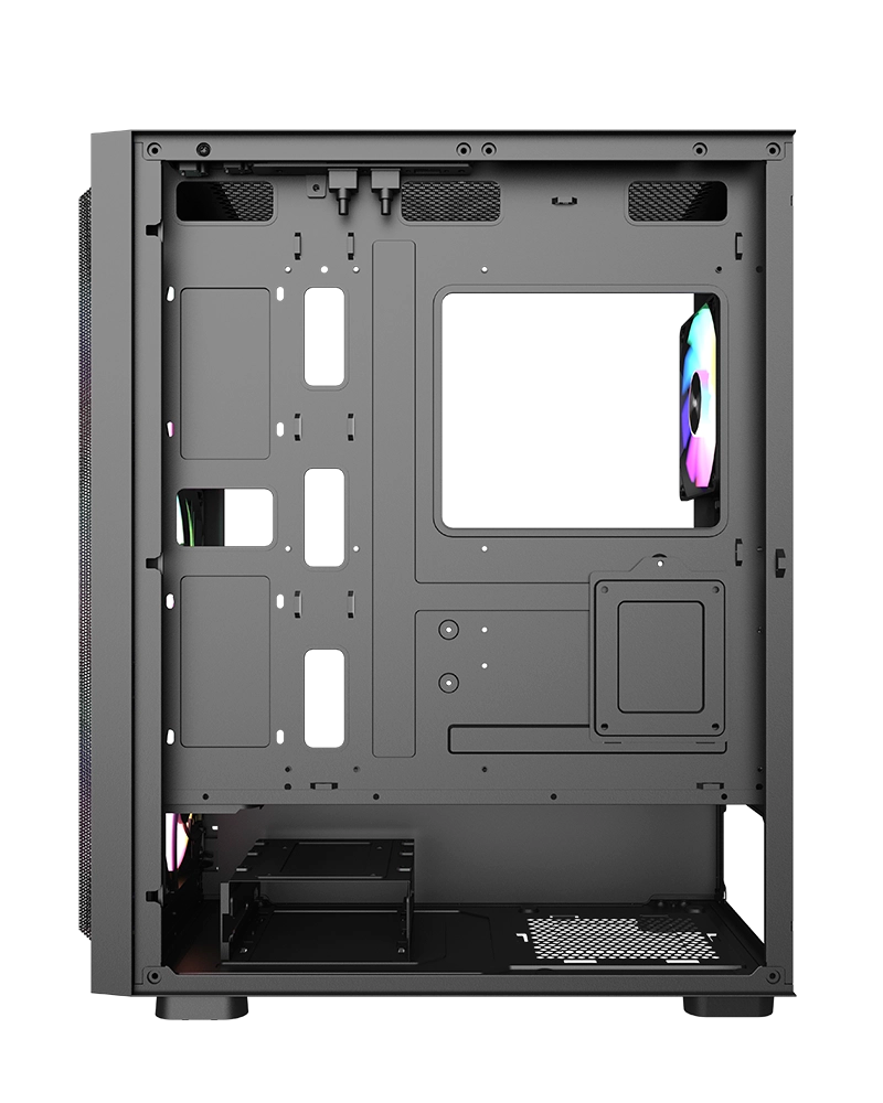 Raidmax Vector V219 ATX Mid-Tower Gaming PC Case – Mesh Front Airflow, Tempered Glass, 4 ARGB Fans - Games Corner 