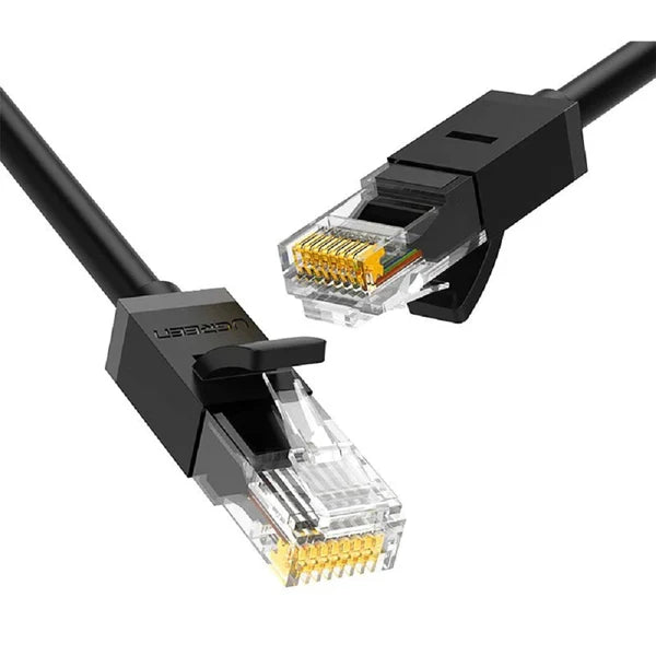 UGREEN Cat6 Ethernet Cable 10M Black – Gigabit RJ45 LAN Network Cable (Round UTP, 1Gbps, 250MHz)