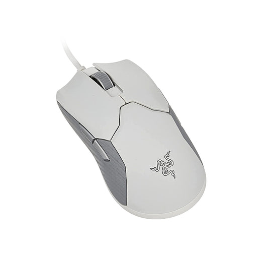 RAZER VIPER ULTRA-LIGHT AMBIDEXTROUS WIRED GAMING MOUSE: 2ND GENERATION 5G OPTICAL MOUSE SWITCHES WITH OPTICAL SENSOR - 2.5 OZ - SPEEDFLEX CABLE - MERCURY WHITE