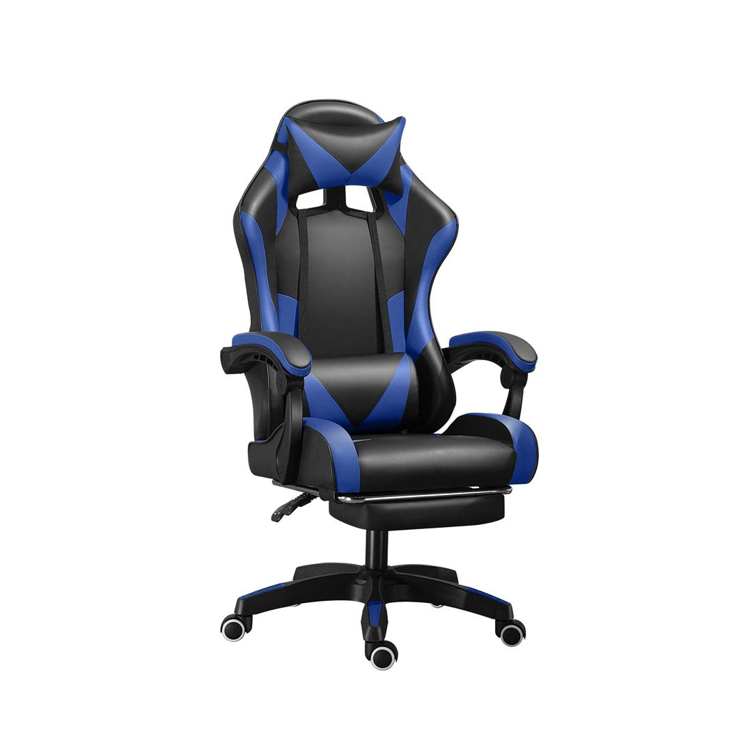 GCR GAMING CHAIR-BLUE/BLACK