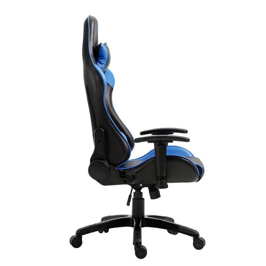 Draxen DN3 DN003 Ergonomic Blue and Black Gaming Office Chair with Faux Leather Upholstery