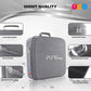 PS5 Pro Carrying Case – Hard Shell Travel Storage Bag for PlayStation 5 Pro Console with Compartments for 2 Controllers & Accessories