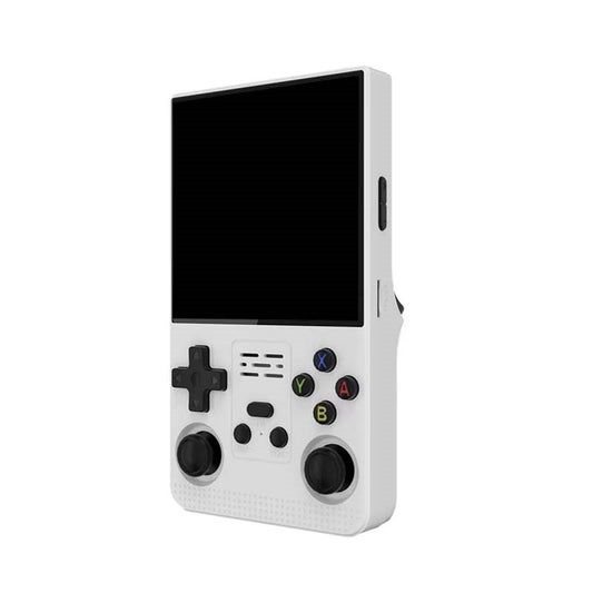 R39MAX Retro Handheld Console Portable Pocket Video Player 4" IPS Screen 128GB Open-System Emulator For Classic Arcade Games-white