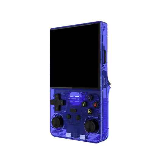R39MAX Retro Handheld Console Portable Pocket Video Player 4" IPS Screen 128GB Open-System Emulator For Classic Arcade Games-Blue