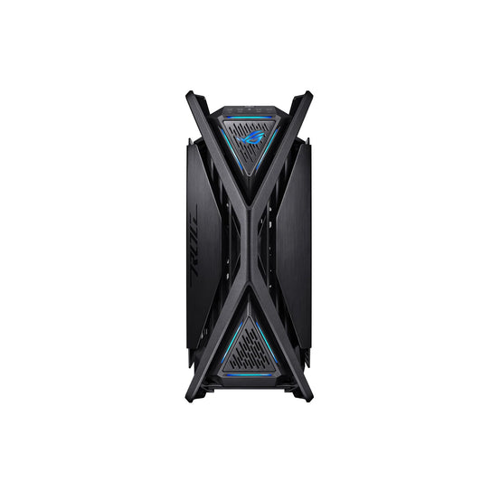 ASUS ROG Hyperion GR701 BTF Edition E-ATX Gaming Case - Supports Hidden Port Motherboards, 420mm Dual Radiator Support, 4x 140mm Fans, ARGB Fan Hub, 60W Fast Charge