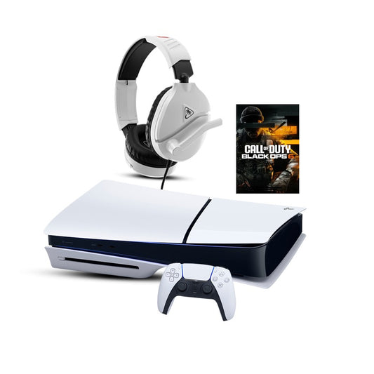 PS5 Standard Slim Disc Version-Call of Duty Black Ops 6&Headset Bundle