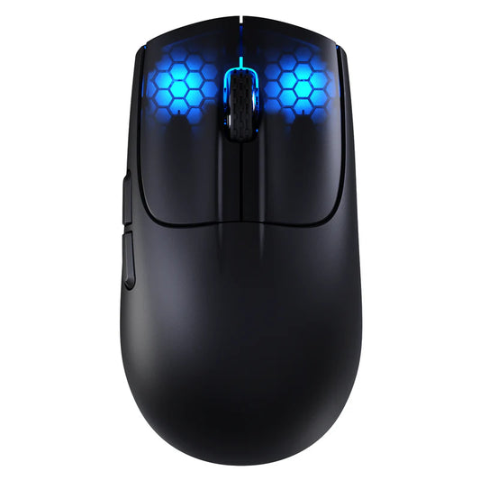 ATTACK SHARK X5 Ultra-Lightweight Wireless Black Gaming Mouse,  49g, Tri-Mode (2.4GHz/BT/Wired) Games Corner 