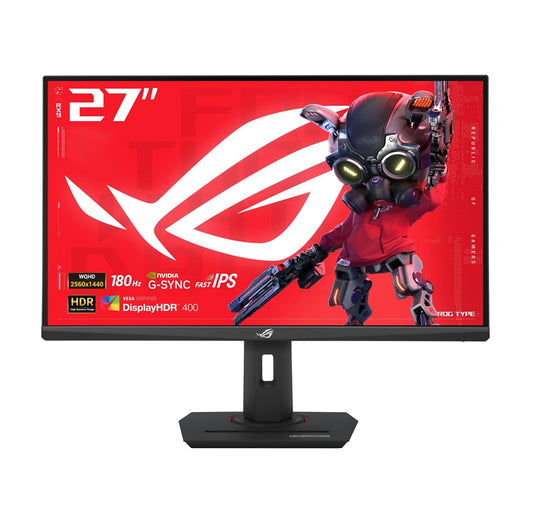 ASUS ROG Strix XG27ACS - 27” QHD (2560x1440) HDR400 USB-C Gaming Monitor, 180Hz,1ms, Fast IPS, 133% sRGB, Extreme Low Motion Blur Sync, G-Sync Compatible, DisplayWidget, Tripod Socket