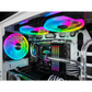Corsair Hydro X Series xh305i Hardline Water Cooling Kit With/Incl XC7 CPU Water Block, XR5 360MM Radiator, XD5 Pump Res and Icue QL120 Rgb Fans