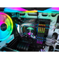 Corsair Hydro X Series xh305i Hardline Water Cooling Kit With/Incl XC7 CPU Water Block, XR5 360MM Radiator, XD5 Pump Res and Icue QL120 Rgb Fans