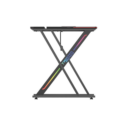 TWISTED MINDS X-SHAPED LEGS RGB (150*68*76 CM) GAMING DESK | TM-GT04-X-RGB