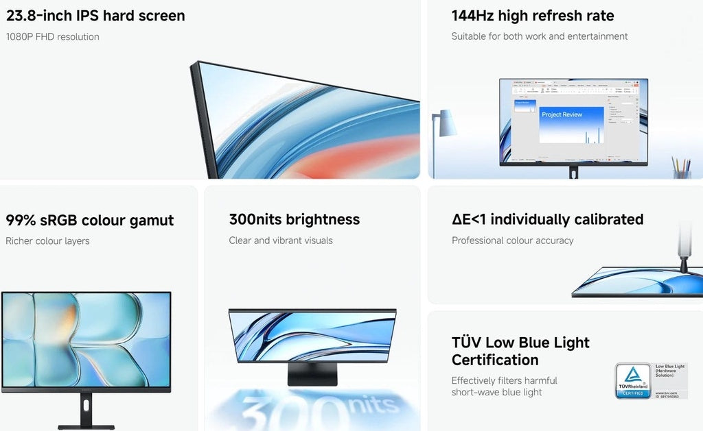 Xiaomi Monitor A24i 2026 23.8" FHD Fast IPS 144Hz Gaming Monitor