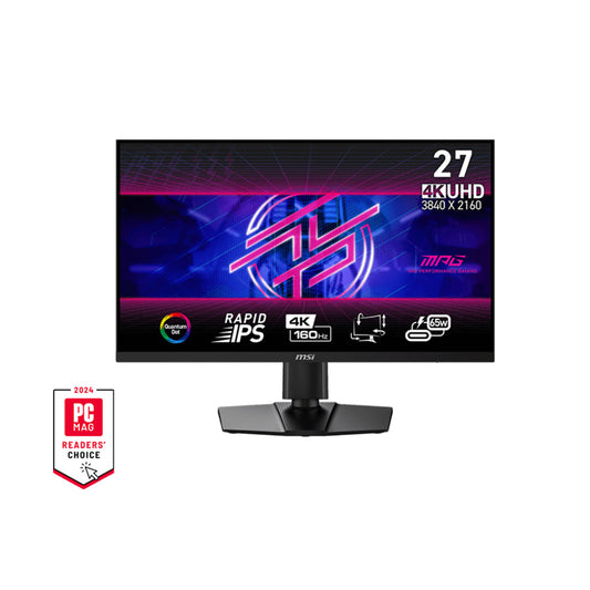 MSI MPG274URF QD 27-inch 3840 x 2160 (UHD) 4k gaming Monitor, 160Hz, 0.5ms Speaker included Black