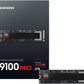Samsung 9100 PRO 2TB PCIe 5.0 NVMe M.2 SSD PCIe 5.0x4 M.2 2280, Seq. Read Speeds Up to 14,800MB/s, Best for AI Computing, Gaming, and Heavy Duty Workstations (MZ VAP2T0B/AM)