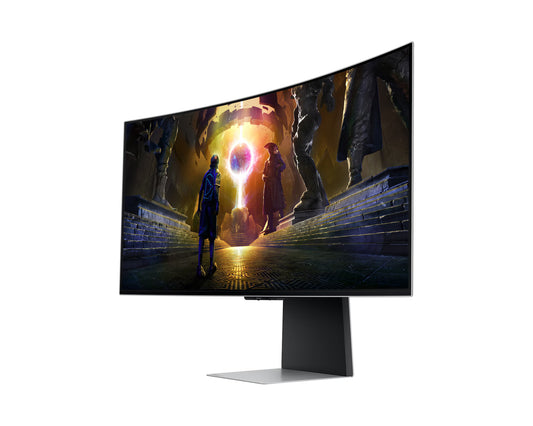 Samsung 34" Gaming Monitor G8 Odyssey OLED Ultra Wide QHD with Smart Functions 175Hz 0.03Ms-LS34DG852SMXUE