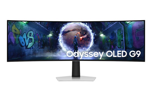 Samsung Odyssey OLED G9 G93SD 49" Curved Gaming Monitor – Dual QHD (5120×1440), 240Hz, 0.03ms GTG, OLED, HDR True Black 400, FreeSync Premium Pro, Height Adjustable Stand-LS49DG932SMXUE Games Corner 