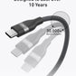 Anker Usb-C To Usb-C Cable 3Ft 240W Braided Black, A82E2H11