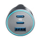 Anker PowerDrive Dual USB-C Car Charger 67W – Black, A2731HA1