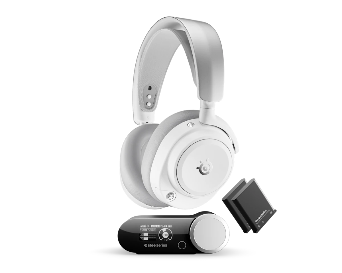 SteelSeries Arctis Nova Pro Omni Wireless Gaming Headset White