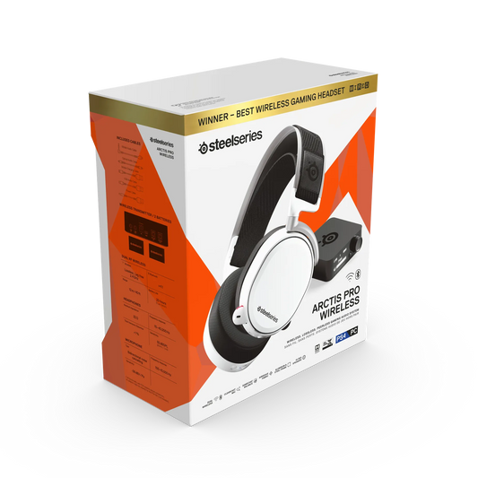 SteelSeries Arctis Pro Wireless Gaming Headset -white