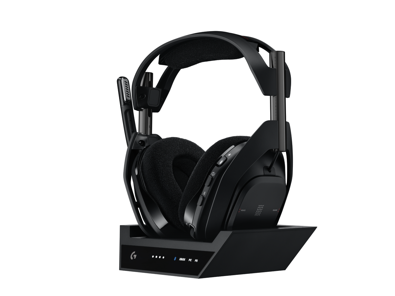 Logitech G Astro A50 X Omni-Platform Wireless Gaming Headset + Base Station for PS5, Xbox, PC: PLAYSYNC Video & Audio Switcher - Black
