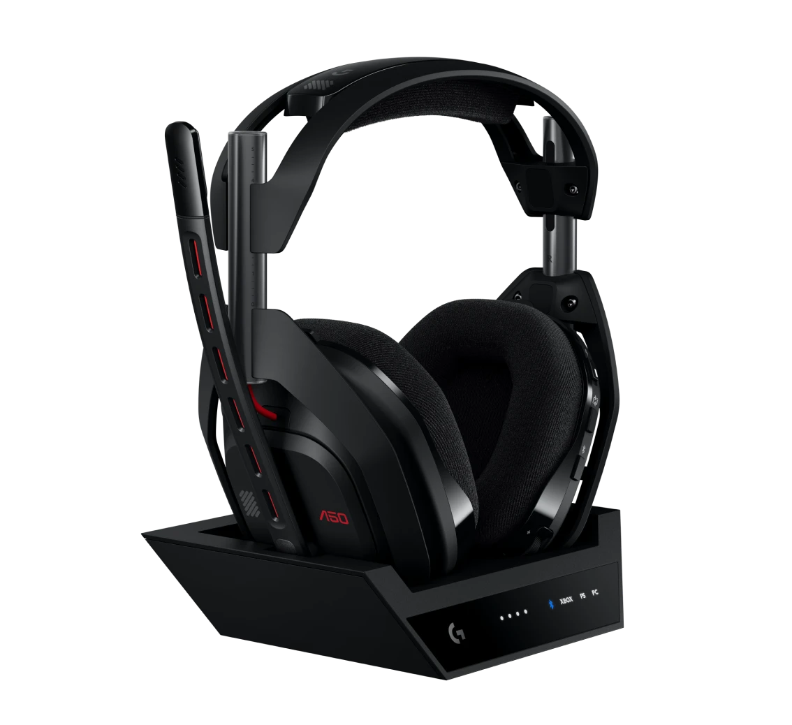 Logitech G Astro A50 Omni-Platform Wireless Gaming Headset + Base Station for PS5, Xbox, PC: Black