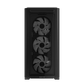 ASUS A23 PLUS micro-ATX case, Support Hidden-connector Motherboards, Standoff-mounted tempered-glass front panel, supports up to 360 mm Cooler, Black-GC