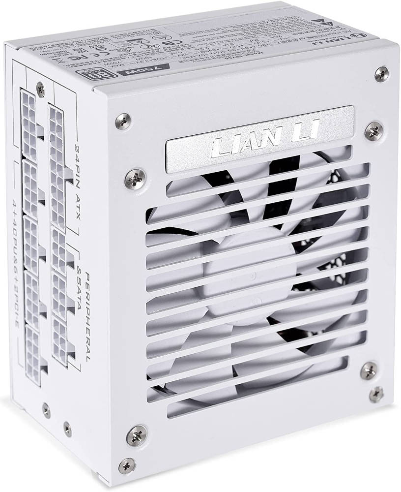 Lian Li SP750 750W 80 Plus Gold Certified Power Supply, Fully Modular, Active PFC, SFX Form Factor, White G89.SP750W.00UK,GC