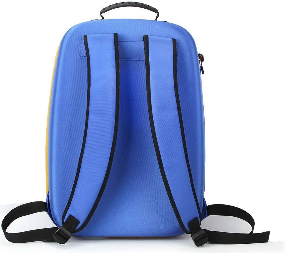 DeadSkull PS5 Carrying Backpack, Polyester & EPE Material, Canvas Shell, Dacron Lining, Shockproof, Dustproof, Blue