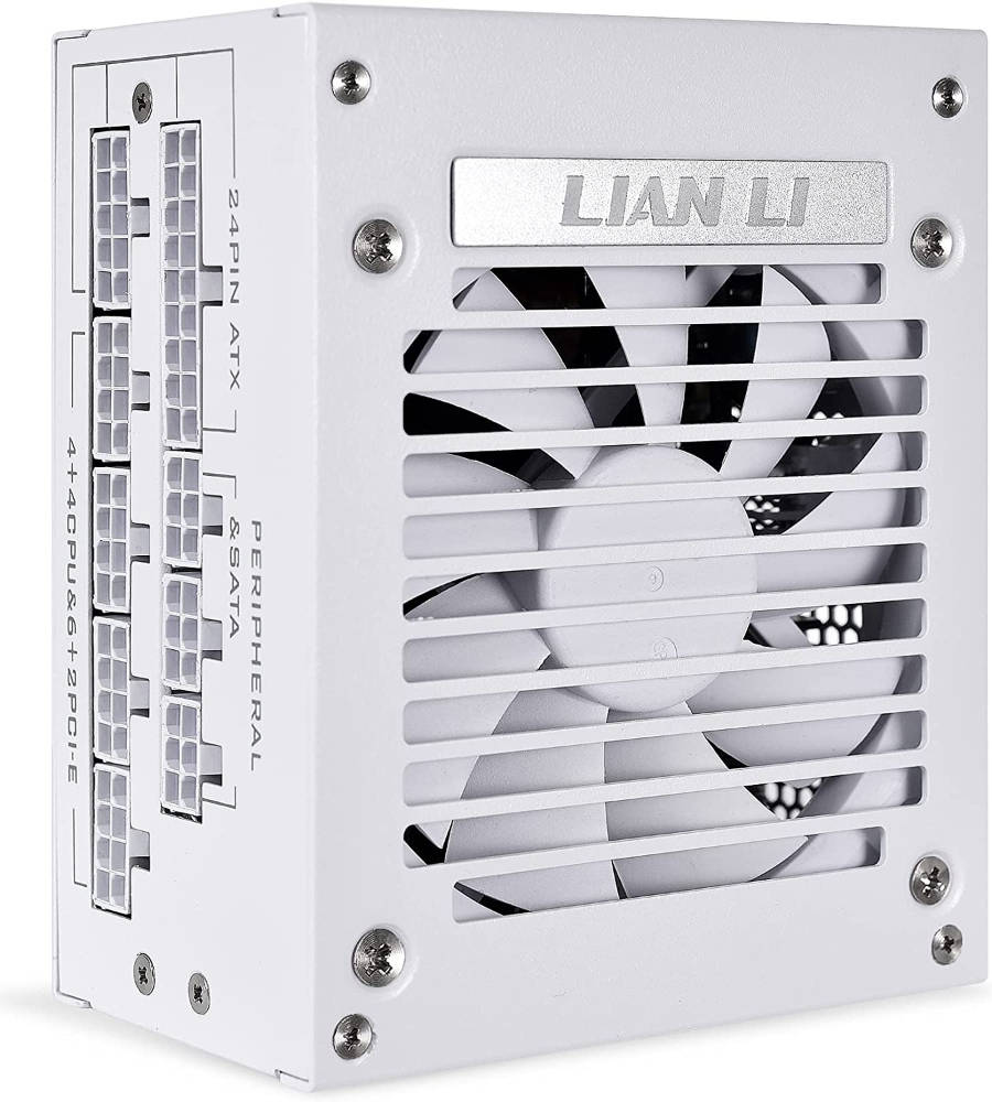 Lian Li SP750 750W 80 Plus Gold Certified Power Supply, Fully Modular, Active PFC, SFX Form Factor, White G89.SP750W.00UK,GC