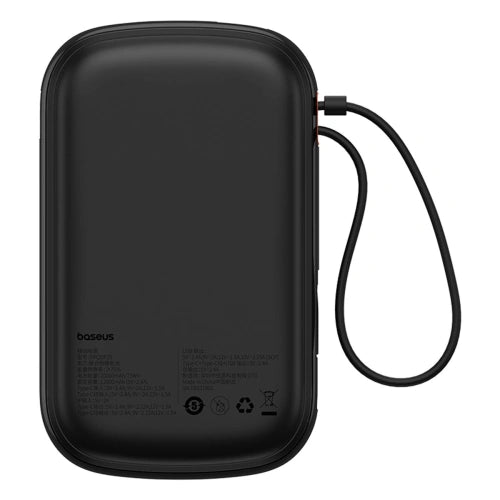 Baseus QPow Pro+ powerbank 20000mAh 22.5W + built-in USB-C cable black