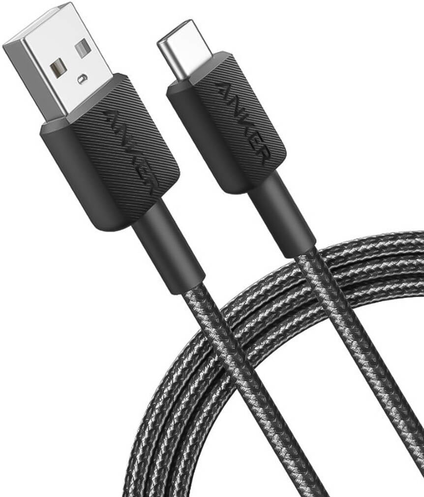 Anker 322 USB-A To USB-C Charging Cable, 3ft, A81H5H11