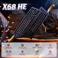 ATTACK SHARK X68 HE Rapid Trigger Keyboard Magnetic Switch-BLACK