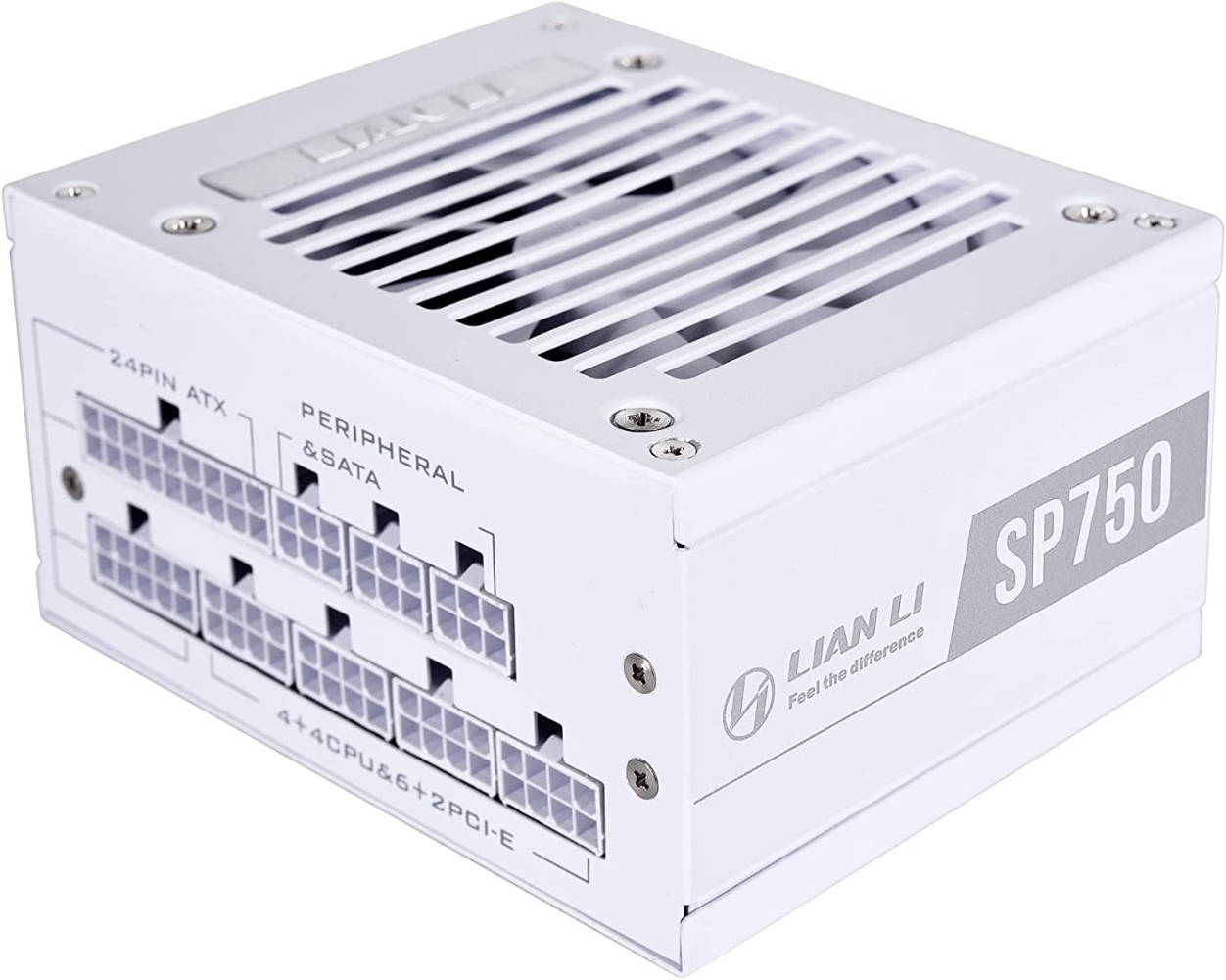 Lian Li SP750 750W 80 Plus Gold Certified Power Supply, Fully Modular, Active PFC, SFX Form Factor, White G89.SP750W.00UK,GC