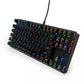 GameStop GS200 RGB Gaming Mechanical Keyboard - Outemu Brown Switches - 1000Hz Polling Rate - FPS Sniper (Bla