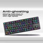 GameStop GS200 RGB Gaming Mechanical Keyboard - Outemu Brown Switches - 1000Hz Polling Rate - FPS Sniper (Bla