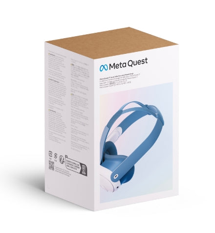 Meta Quest 3 Facial Interface & Head Strap (Elemental Blue)