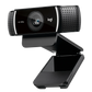 Logitech C922 PRO HD  PC Webcam, Full HD 1080p/30fps or 720p/60fps Video- Black